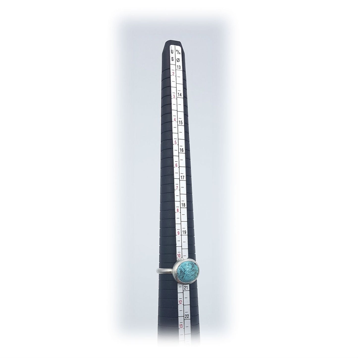 Skylake Turquoise & Sterling Silver Ring - size 10.5 or V