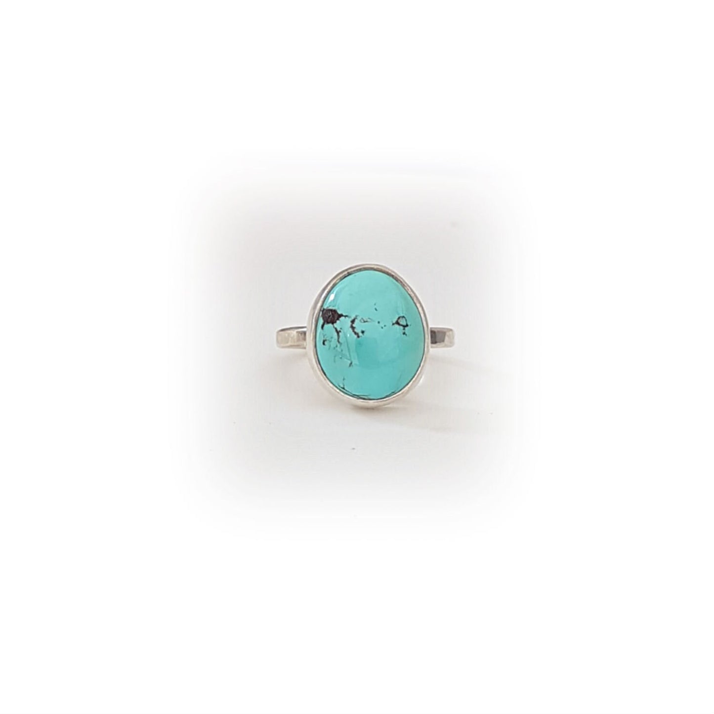 Pilot Mountain Turquoise & Sterling Silver Ring - size 5.5 or K 1/2
