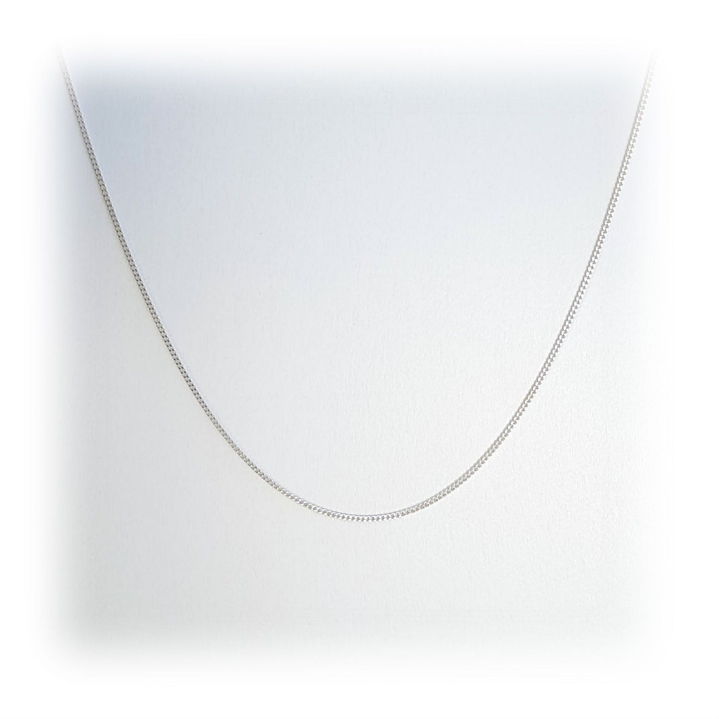 Sterling Silver Curb Chain Necklace