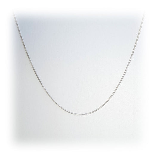 Sterling Silver Curb Chain Necklace
