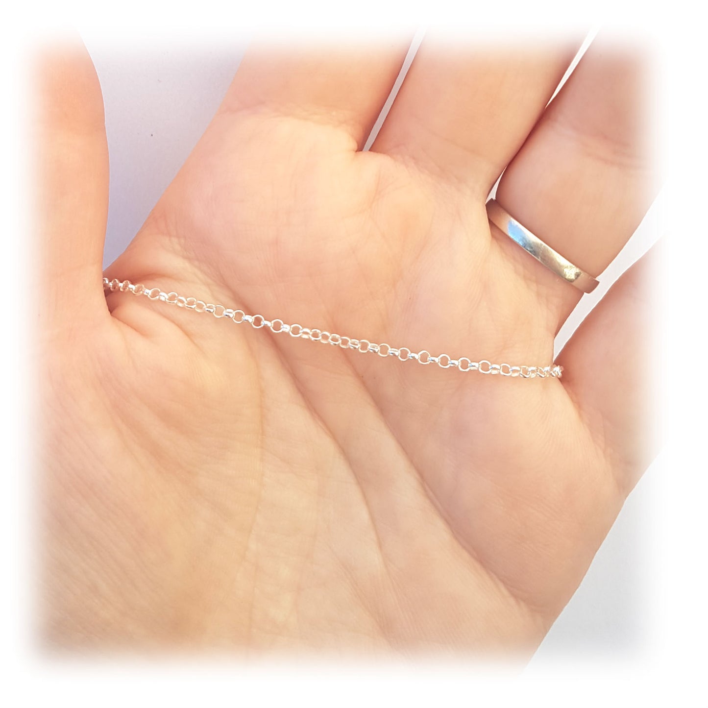Sterling Silver Belcher Chain Necklace
