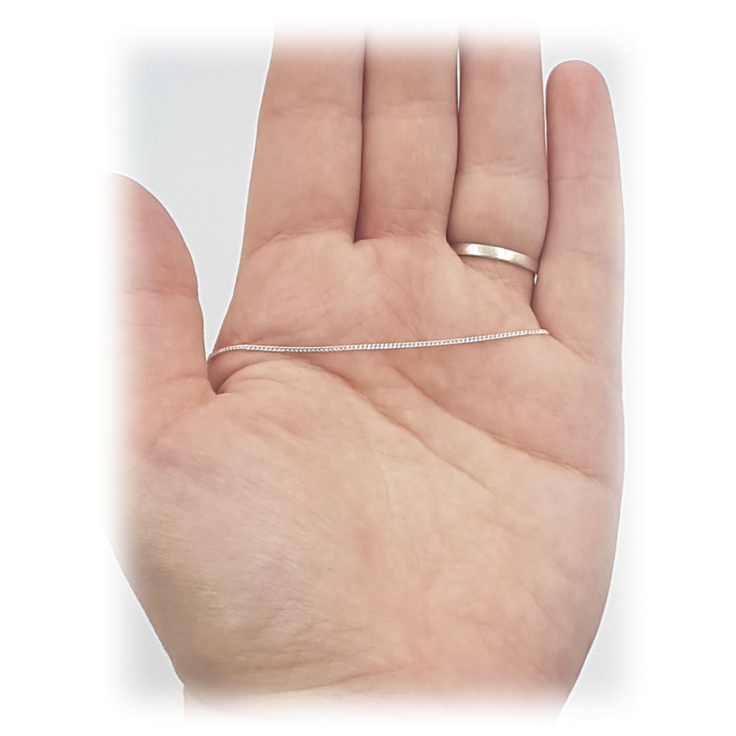 Sterling Silver Curb Chain Necklace