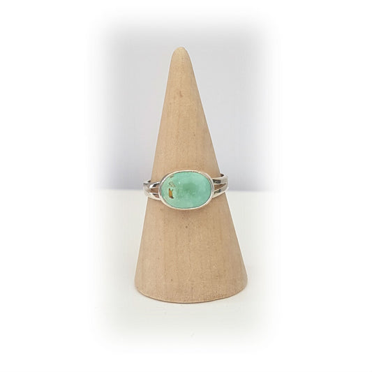 Dry Creek Turquoise & Sterling Silver Ring - size 11 or W