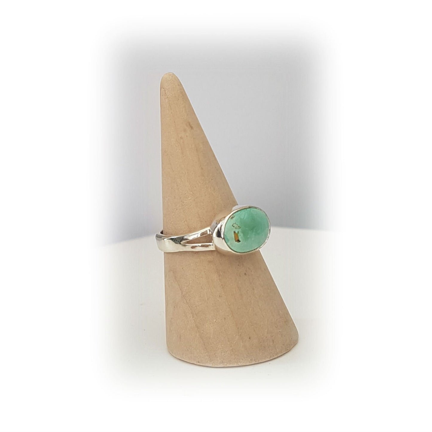Dry Creek Turquoise & Sterling Silver Ring - size 11 or W