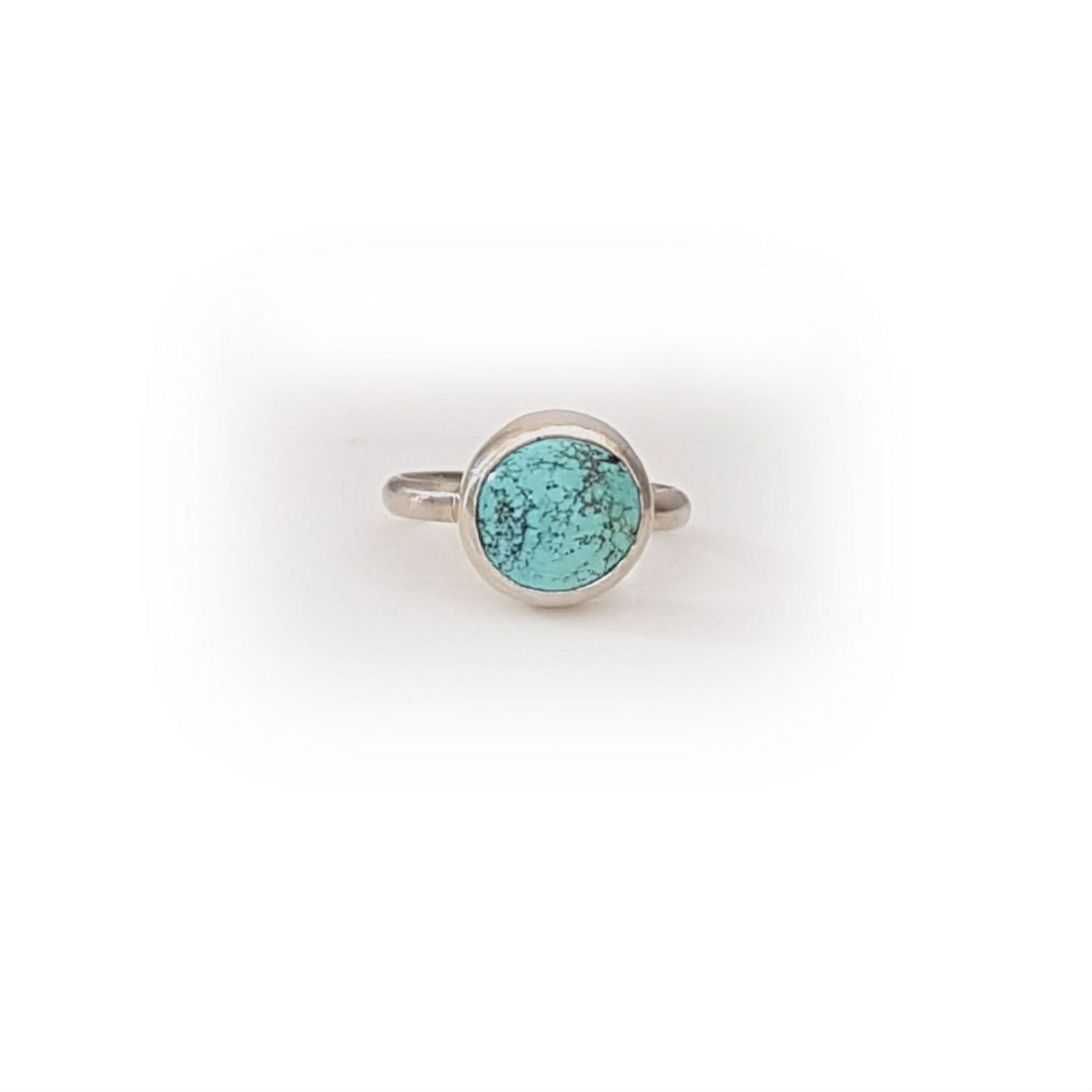 Skylake Turquoise & Sterling Silver Ring - size 10.5 or V