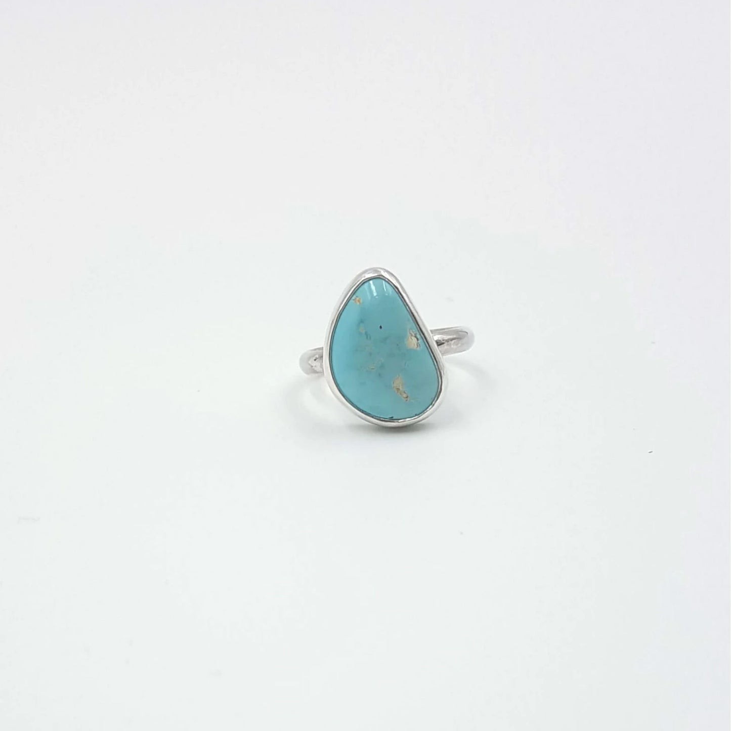 Royston Turquoise & Sterling Silver Ring - size 9.5 or T