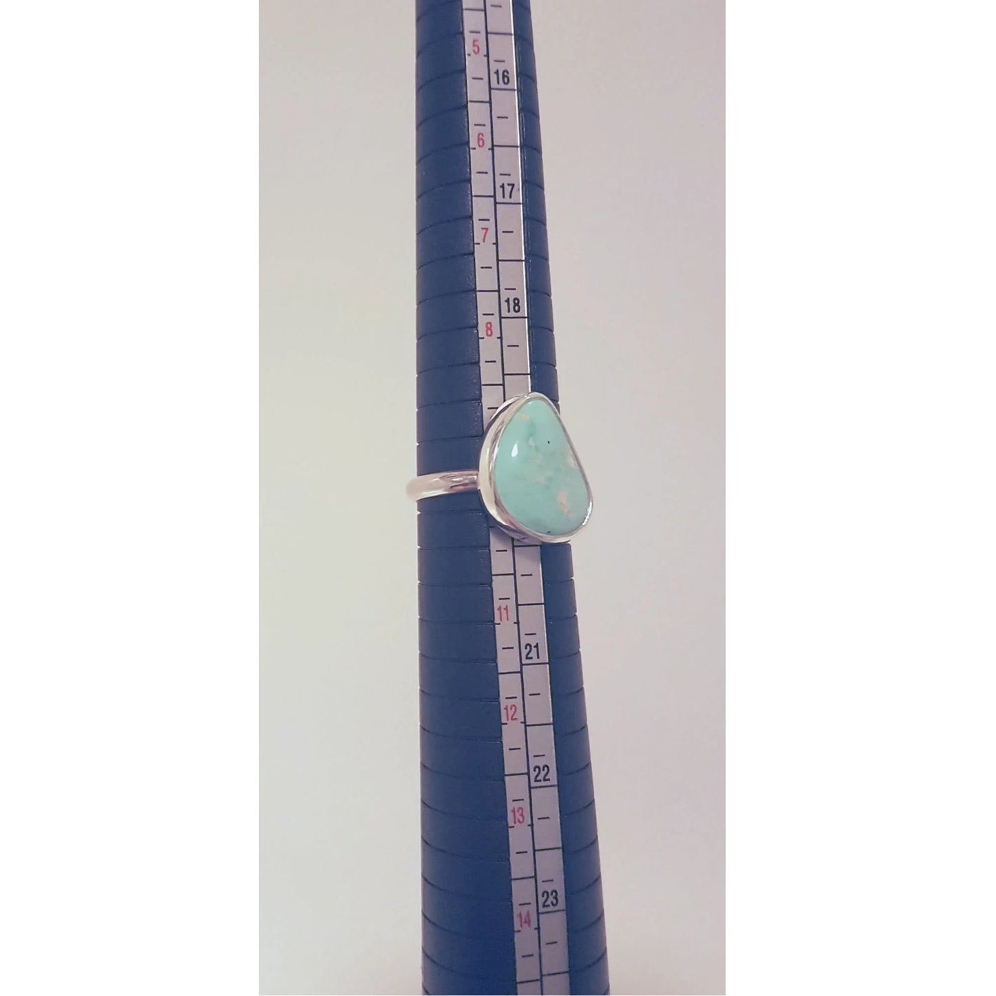 Royston Turquoise & Sterling Silver Ring - size 9.5 or T